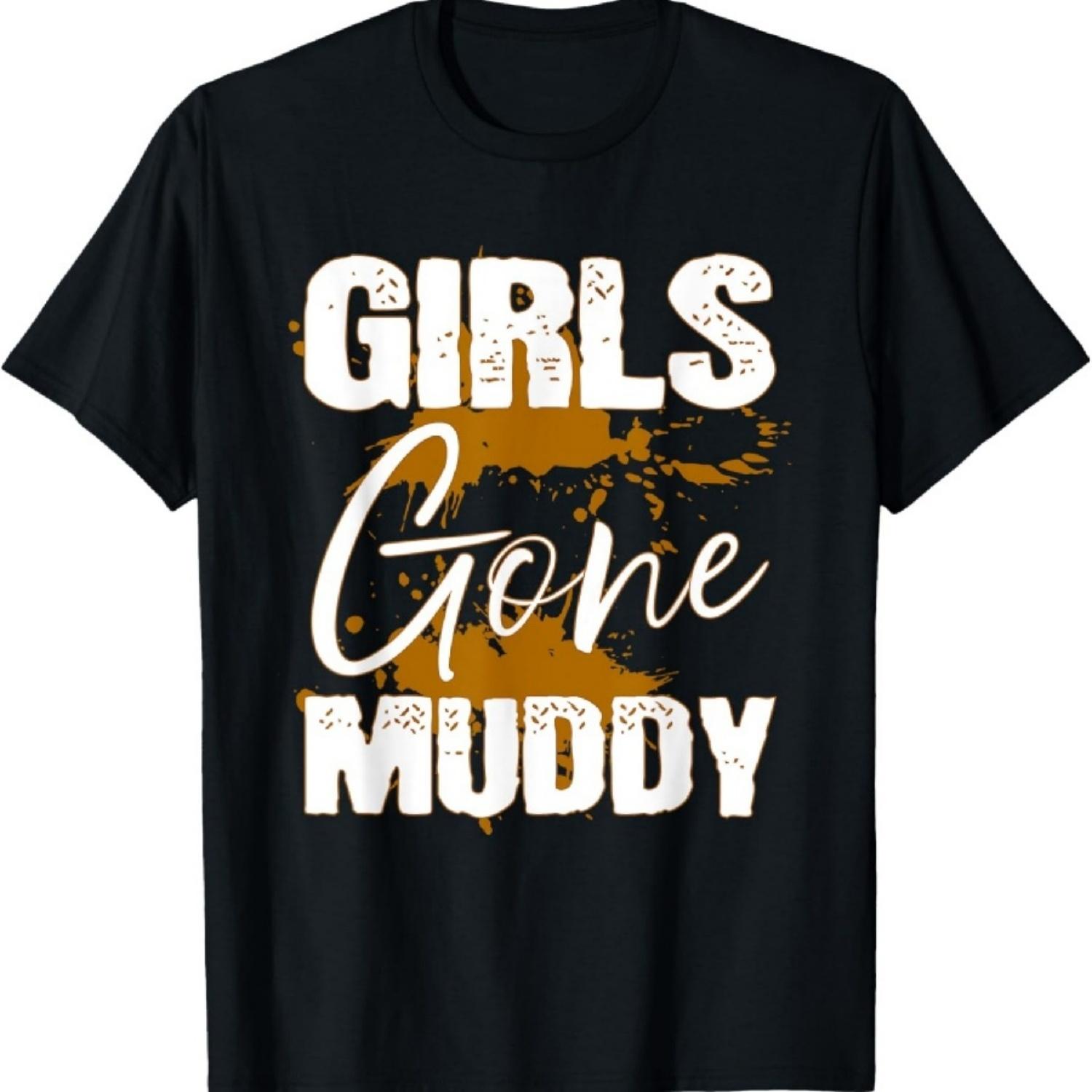 Девушки в грязи Графический дизайн футболки для бездорожья «Королева грязи» XXXXXL чёрный